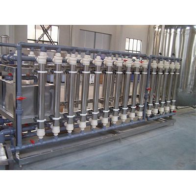 Ultra-filtration mineral water treatment